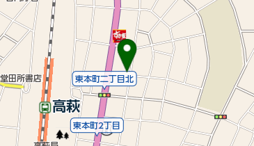 杉山理容室の地図画像