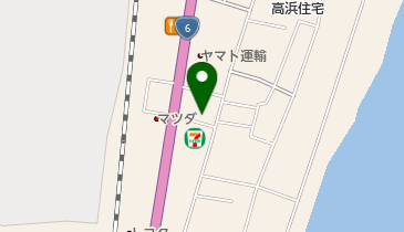 ナバナ理容所高浜支店の地図画像