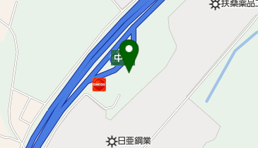 中郷サービスエリア 上り線売店の地図画像
