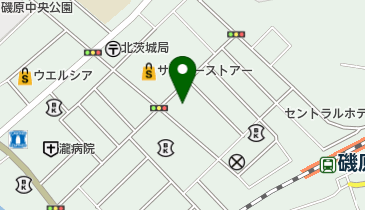 パーラールーキー 磯原店の地図画像