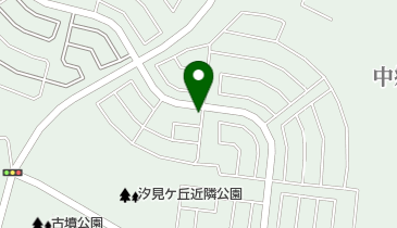 センター美容室の地図画像