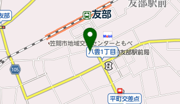 セントケア友部の地図画像