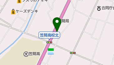 笠間珠算教室の地図画像