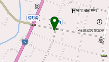 青木屋寝装店の地図画像