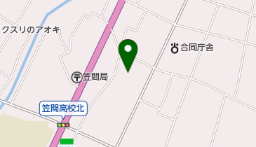 はがや食料品店の地図画像