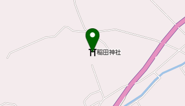 稲田神社の地図画像