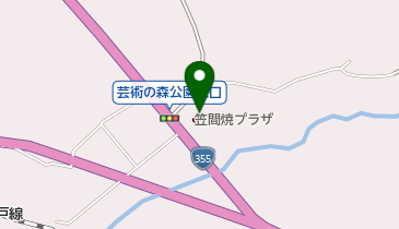 株式会社向山窯 笠間焼プラザ店の地図画像