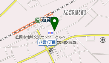 友水肥料店の地図画像