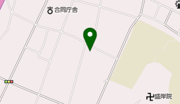 かみなりもん美容室の地図画像