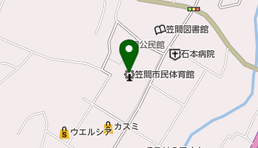 笠間市役所 笠間公民館の地図画像