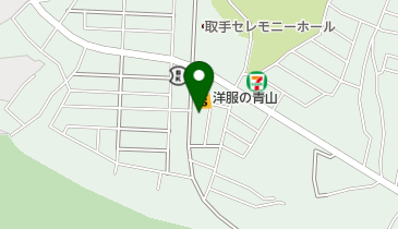 ファニークリーニング新町店の地図画像