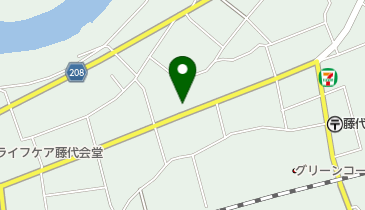 晃伸自動車の地図画像