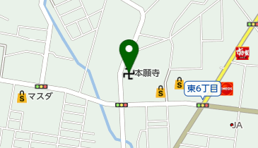 本願寺の地図画像