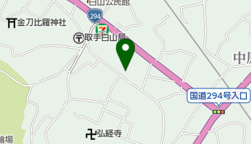 くらもち洋品店寝具部の地図画像