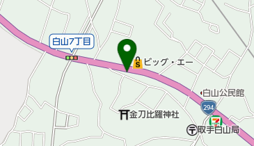 白山薬局の地図画像