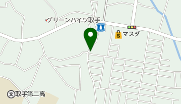 高野理容店の地図画像