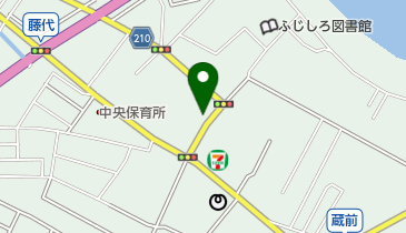 山本理容室の地図画像