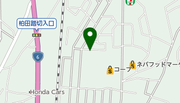 フラワー美容室の地図画像