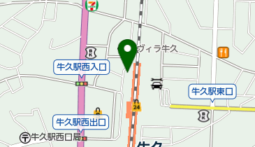 しゃれ床SUN西口店の地図画像