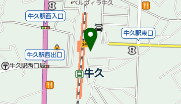 しゃれ床SUN東口2号店の地図画像