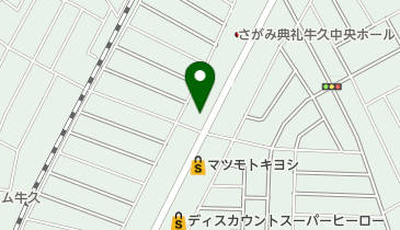 ピザーラ牛久店の地図画像