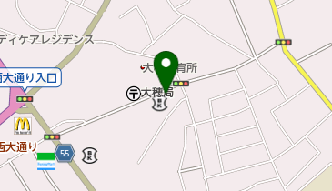 庄司サイクルの地図画像