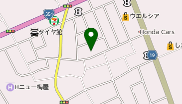 谷田部キリスト教会の地図画像