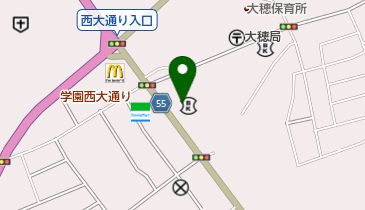 茨城県信用組合 大穂支店の地図画像