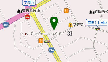 日本電子株式会社筑波支店の地図画像