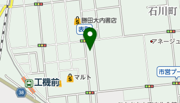 ハガサイクルセンターの地図画像