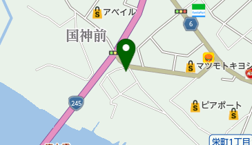 栗田工務店の地図画像