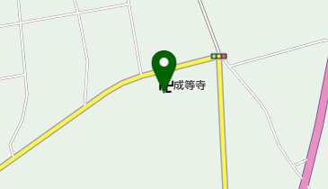 浄土真宗本願寺派成等寺の地図画像