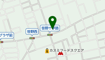 セピアショールームの地図画像