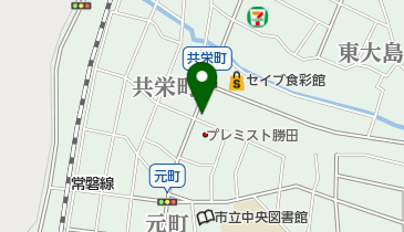 わらがい接骨院の地図画像