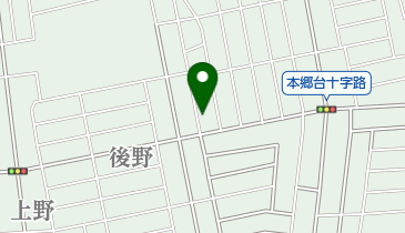 髪風船美容室の地図画像