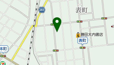 沢畑美容室の地図画像