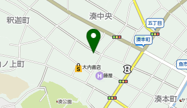 石山食堂の地図画像