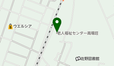 ひたちなか市役所 老人福祉センター 高場荘の地図画像