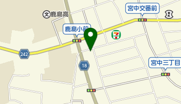 ヘアーアートササヌマの地図画像