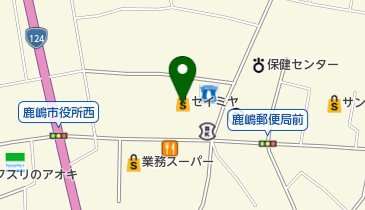 鳥中 鹿嶋セイミヤ店の地図画像