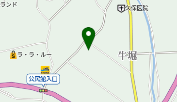 牛堀公民館の地図画像