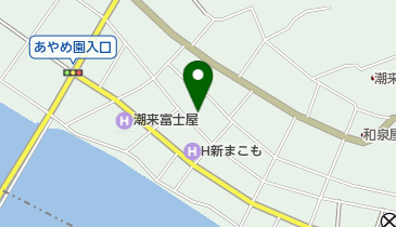 ハナコ美容室の地図画像