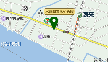 潮来眼鏡の地図画像