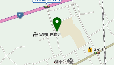 焼肉仙の地図画像