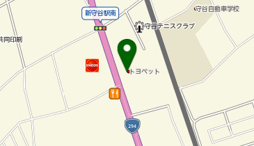 茨城トヨペット株式会社守谷松並店の地図画像