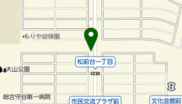 髪師 松前台店の地図画像