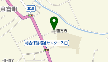 西方寺の地図画像