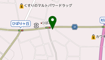 大森クリーニング店の地図画像