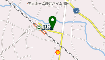 仲田精米所の地図画像