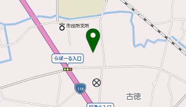 那珂市役所 那珂市総合センターらぽーるの地図画像